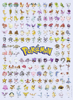 Puzzle Pokemon Original 151 500 elementów (4005556147816)