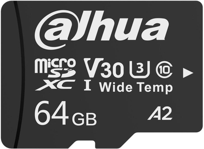 Карта пам'яті Dahua MicroSD W100 64GB Class 3 (DHI-TF-W100-64GB)