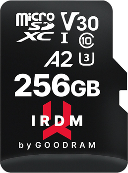 Карта пам'яті Goodram MicroSDHC 256GB Class 10 + SD Адаптер (IR-M2AA-2560R12)