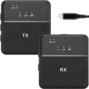 Беспроводная микрофонная радиосистема Savetek P-36 с кабелем Lightning, петличка для Apple iPhone/iPad