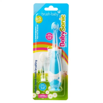 Електрична зубна щітка Brush-baby BabySonic від 0 до 3 років Blue