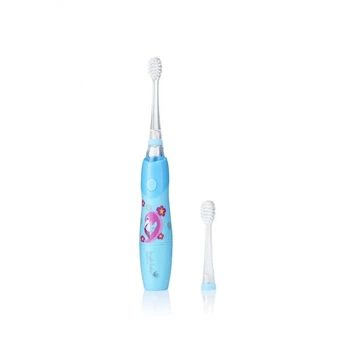 Електрична зубна щітка Brush-baby KidzSonic від 3 років Фламінго