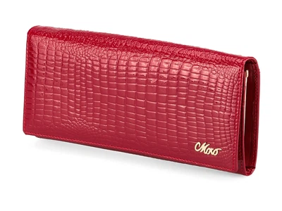 Женский кошелек из натуральной кожи Moro&Jenny 59010 E Red красный