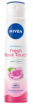 Дезодорант NIVEA Fresh Rose Touch для жінок в спреї 250 мл (5900017089423)
