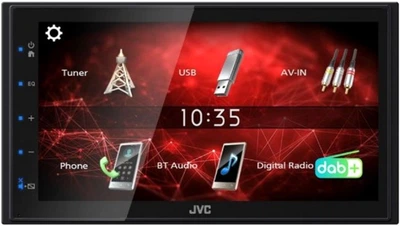 Автомагнитола 2-DIN JVC KW-M27DBT