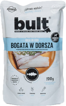 Karma mokra dla psów Bult Saszetka bogata w dorsza 10x100 g (5903802476255)