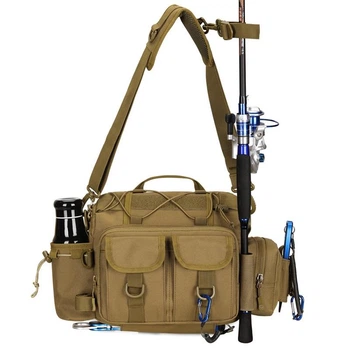 Сумка спинингиста для ходовой рыбалки Protector Plus Y125 coyote