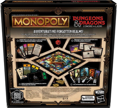 Gra planszowa Hasbro Monopoly Dungeons And Dragons Movie Honor Among Thieves (5010994202071)