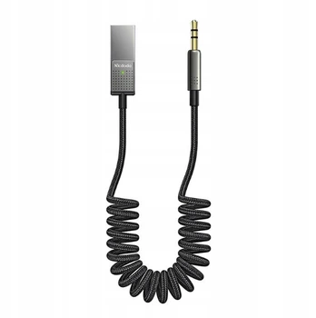Bluetooth ресивер McDodo USB-A To 3.5mm Bluetooth Audio Cable CA-8700 Black
