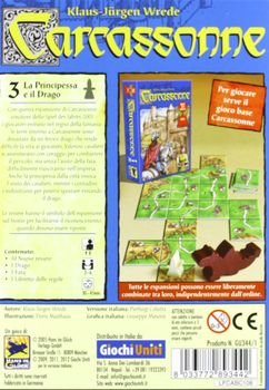 Dodatek do gry planszowej Giochi Uniti Carcassone: The Princess and the Dragon Expansion 3 (8033772893442)