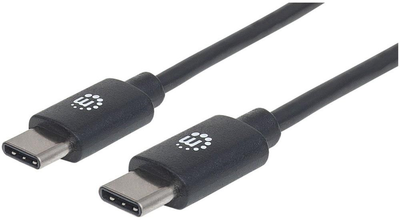 Kabel Manhattan USB Type-C - USB Type-C 3 m Black (0766623354882)