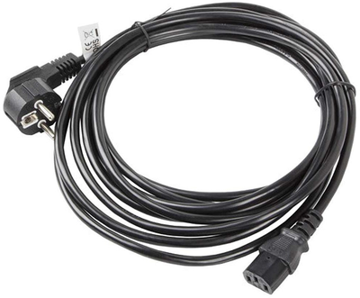 Kabel Lanberg CEE 7/7 - IEC-C13 10 m Black (CA-C13C-11CC-0100-BK)