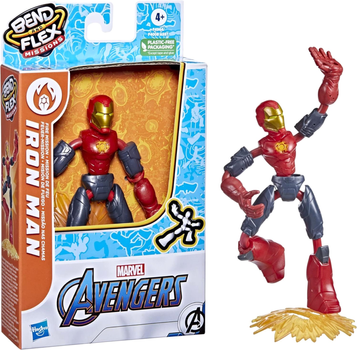 Фігурка Hasbro Marvel Avengers Bend and Flex Missions Iron Man 15 см (5010993954483)