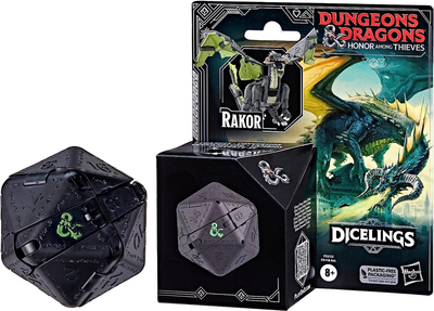 Фігурка Hasbro Dungeons & Dragons Honor Among Thieves Dicelings Rakor Чорна (5010994192808)