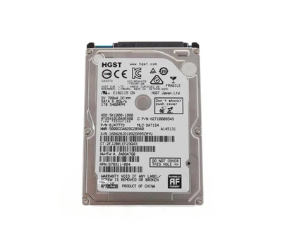 Жесткий диск 1 ТБ Hitachi (для ноутбука, 2.5", 5400 об/мин, 8 МБ, SATAIII, HTS541010A9E680/0J2621 Б/У
