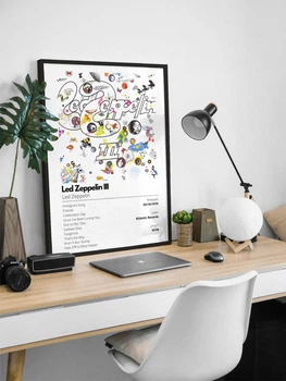 Постер альбому Led Zeppelin - Led Zeppelin III у рамці / Плакат Лед Зеппелін