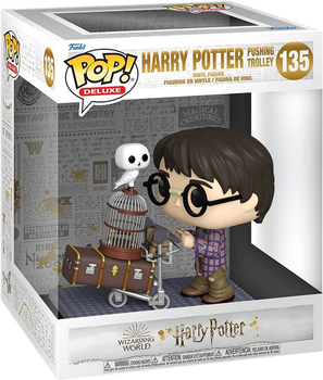 Фігурка Funko POP Deluxe HP Anniversary Harry Pushing Trolley 10 см (0889698573603)