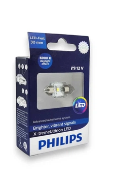 Світлодіодна лампа PHILIPS C5W 30mm Festoon Led 129416000KX1 X-TREME ULTINON 12V (31126)