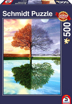 Puzzle Schmidt Spiele Thomas Kinkade The Tree of the Four Seasons 48.1 x 34.1 cm 500 elementów (4001504582234)