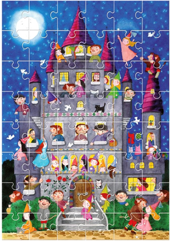 Puzzle Ludattica The Fairies and the Ogres 100 x 70 cm 48 elementów (8008324074884)