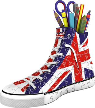 3D Puzzle Ravensburger Sneaker Union Jack 22 kh 14 cm 108 elementow (4005556112227)