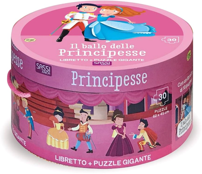 Puzzle Sassi Junior The Ball of the Princesses 62 kh 45 sm 30 elementów (9788830301467)