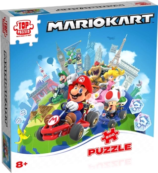 Puzzle Winning Moves Mario Kart Around The World 50 x 34 cm 500 elementów (5036905048347)