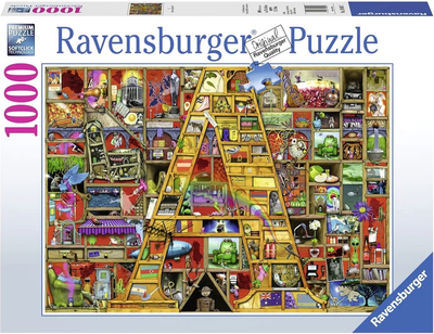 Puzzle Ravensburger Awesome Alphabet A 70 x 50 cm 1000 elementów (4005556198917)