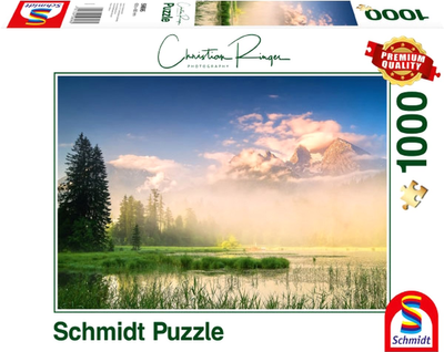 Puzzle Schmidt Christian Ringer Lake Taubensee 69.3 x 49.3 cm 1000 elementów (4001504596965)