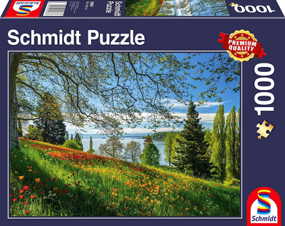 Puzzle Schmidt Tulip Bloom Mainau Island 69.3 x 49.3 cm 1000 elementów (4001504589677)