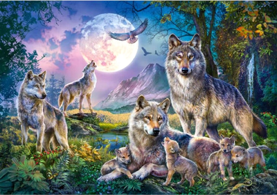 Puzzle Schmidt Wolves 84.6 x 59.8 cm 1500 elementów (4001504589547)