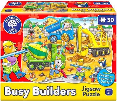 Puzzle Orchard Toys Busy Builders 30 elementów (5011863002693)