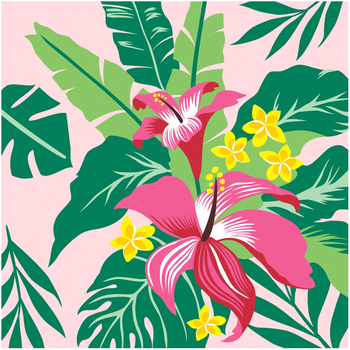Картина за номерами Ravensburger CreArt Tropical Plants 20 x 20 см (4005556237289)
