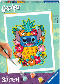 Картина за номерами Ravensburger CreArt Disney Stitch 24 x 30 см (4005556239337)