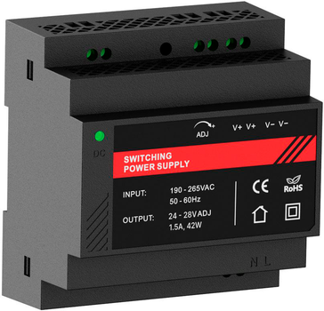 ИБП Kraft PSU-24015DIN(P) 24V с креплением на DIN-рейку (43-00111)