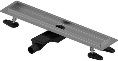Трап лінійний UPONOR 1136408 Ø40 30/700 мм Aqua Ambient низький сріблястий
