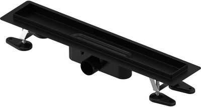 Трап лінійний UPONOR 1136402 Ø50 30/600 мм Aqua Ambient чорний