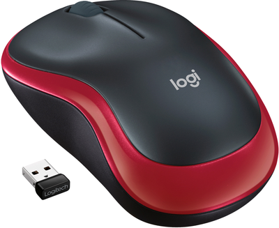Мишка Logitech M185 Wireless Mouse Red (910-002237)