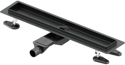 Трап лінійний UPONOR 1136414 Ø40 30/800 мм Aqua Ambient низький чорний