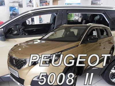 Дефлекторы окон (ветровики) HEKO для Peugeot 5008 2017+ 5D вставные 4 шт