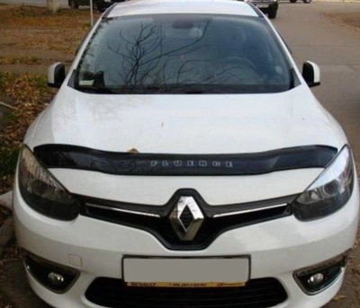Дефлектор капота (мухобойка) VIP-TUNING для Renault Fluence 2013+