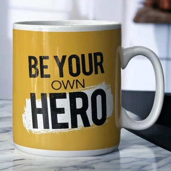Кружка для чая большая "Be your own hero", 1000мл