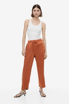 Штани H&M 271147899_darkorange M Цегляний