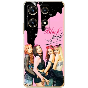 Силиконовый чехол BoxFace Infinix Note 30 Pro 4G Blackpink Star (49029-up2577)