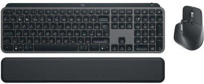 Комплект бездротовий Logitech MX Keys Combo for Business Gen 2 Black (920-008923)