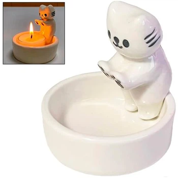 Подсвечник Candle Kitten Holder