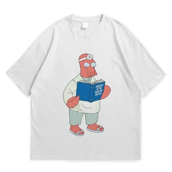Футболка с принтом Футурама Futurama Zoidberg 2XL Белый Ф Мульт006-Б 2XL
