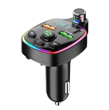 Автомобільний FM-трансмітер та зарядний пристрій Multifunction Wireless Q11 Bluetooth 5.0 USB Type C