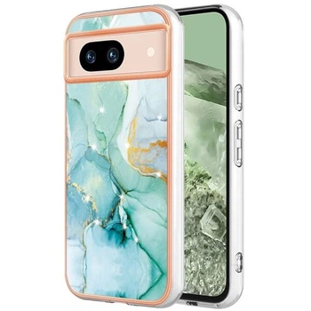 Захисний чохол Deexe Marble Style для Google Pixel 8A - Green