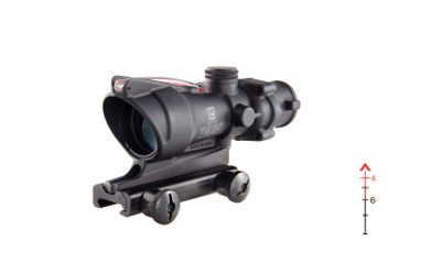 Прицел оптический TRIJICON ACOG 4x32 BAC Dual Illuminated Red Chevron .223/5.56 BDC